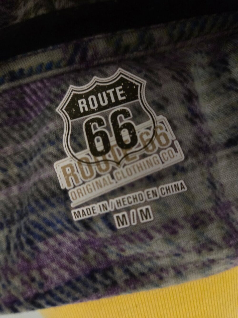 Route 66 Multi-Pattern T-Shirt - Picture 6 of 6